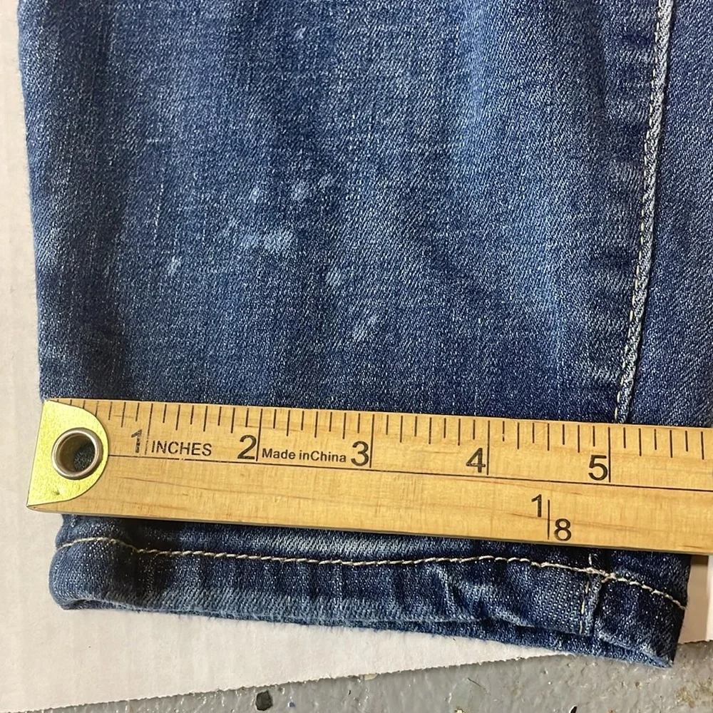 Judy Blue High Rise Destroyed Skinny Fit Denim Blue Jeans Sz 14W JB82172 Stretch